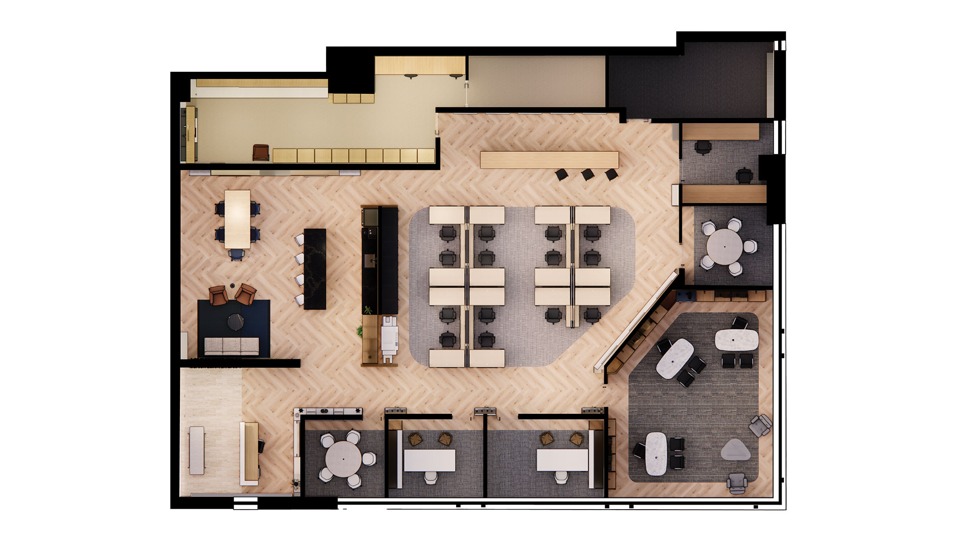 BNP Media Flooring diagram