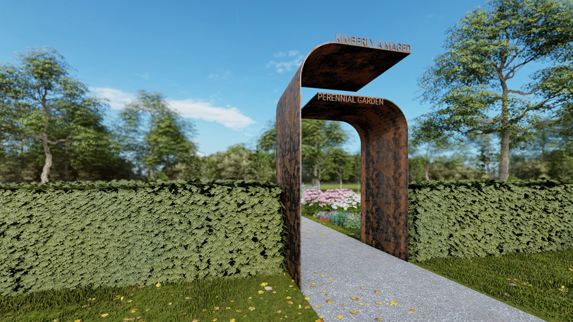 kimberly maged perennial garden monument rendering2